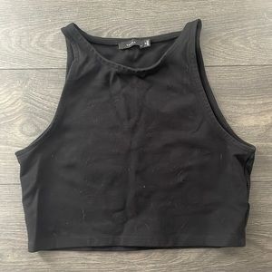 2/$30 black aritizia tulala crop top high neck